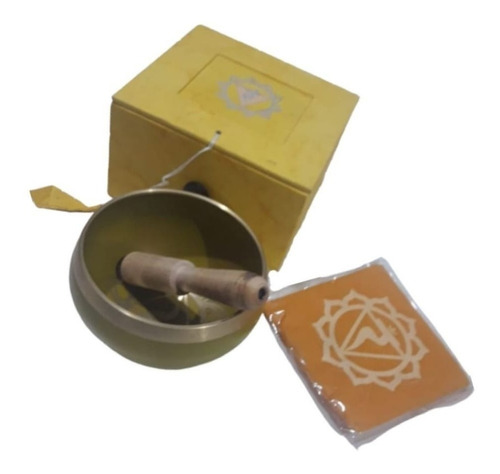 Cuenco Tibetano 7 Chakras 350grs. En Caja Con Detalles 