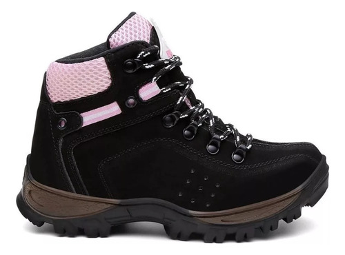 Bota Coturno Adventure Feminina 100% Couro Legítimo Promoção