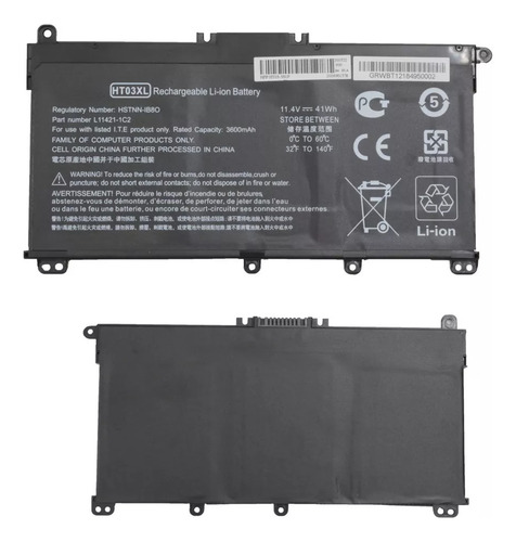 Ht03xl Batería Compatible Con Pavilion 15-cw 15-cs 15-da15db