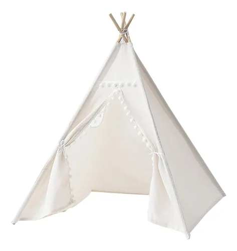 Tipi Tienda de campaña para niños al aire libre, tienda infantil para interiores, alfombra de suelo y barras de madera estables, tienda de juegos para niños, para interiores, por ejemplo, habitación Tipi Tienda de campaña para niños al aire libre, tienda infantil para interiores, alfombra de suelo y barras de madera estables, tienda de juegos para niños, para interiores, por ejemplo, habitación
