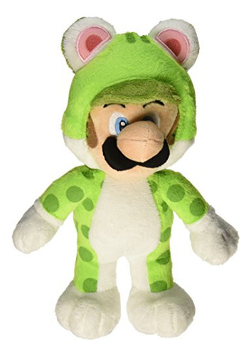 Little Buddy Super Mario Neko Cat Luigi Plush, 10    X006h