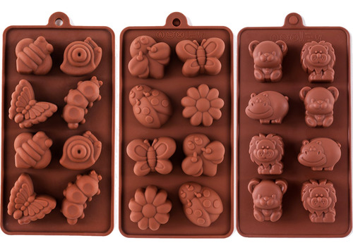 Staruby Moldes De Silicona Antiadherentes Para Chocolate, Mo