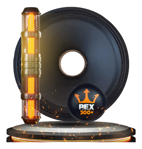 Kit Reparo Magnum 300+ 10 Polegadas Woofer 600w 4 E 8 Ohms