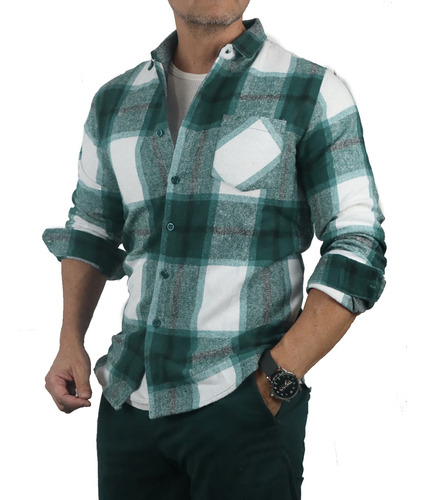 Camisa Franela De Hombre