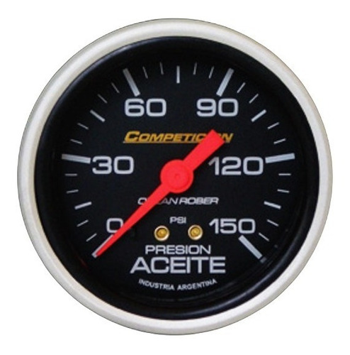 Reloj 60mmmanometro Aceite Mecanico 0 - 150 Psi Competicion
