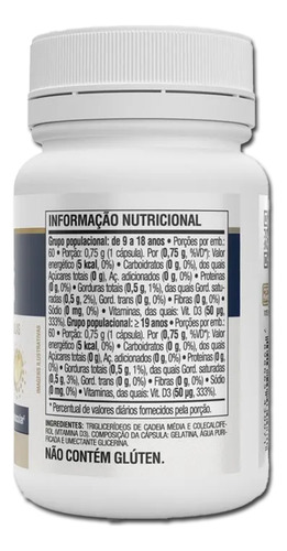 Vitafor Vitamina D3 - Com Triglicerídios De Cadeia Média