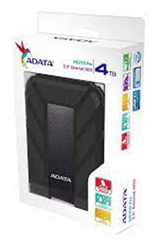 Disco duro externo Adata HD710 Pro AHD710P-4TU31 4TB negro