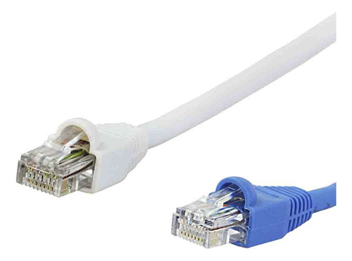 Cable De Red Patchcord Cat5e 2,13m Blanco Dracma