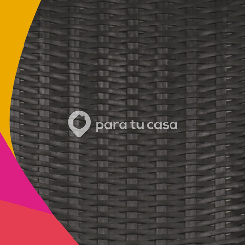 Silla X 6 Plástica Comedor Harmony Simil Ratan Quality