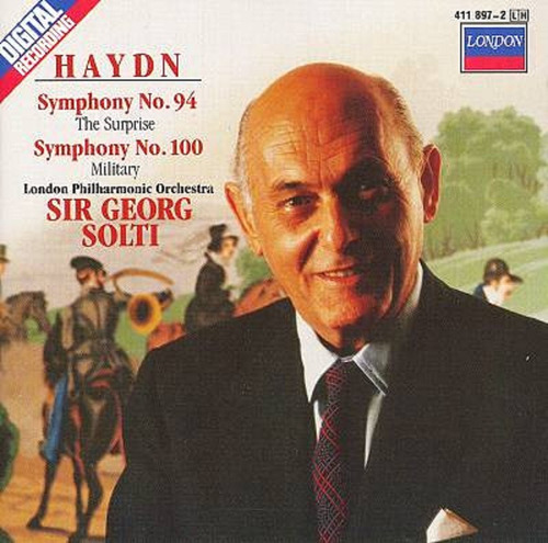 Haydn Sir Georg Solti Symphony No. 94 & Symphony No. 100 Cd