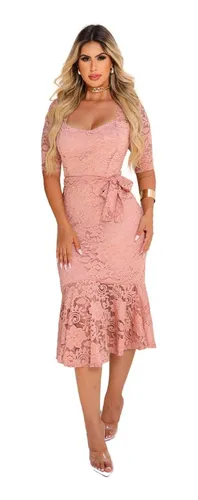 Vestido casamento civil florido 2025