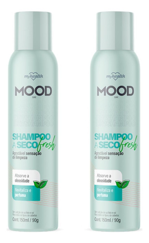 Shampoo A Seco Mood 150ml Coconut, Berries Ou Fresh Kit 2 Un