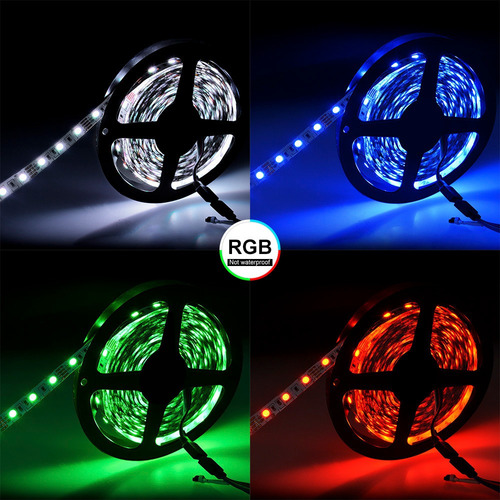 300 Leds 5m Cinta Tira De Luz Flexible Smd2835 Rgb Extension