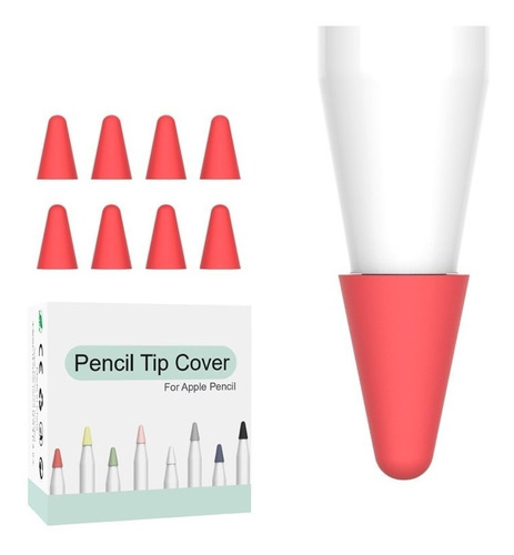 Protector De Punta Apple Pencil 1 | 2 Generación Rojo