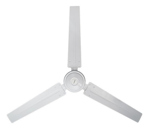 Imagen 2 de 4 de Ventilador de techo Masterfan Prometheus blanco con 3 aspas de metal, 56" de diámetro 127 V