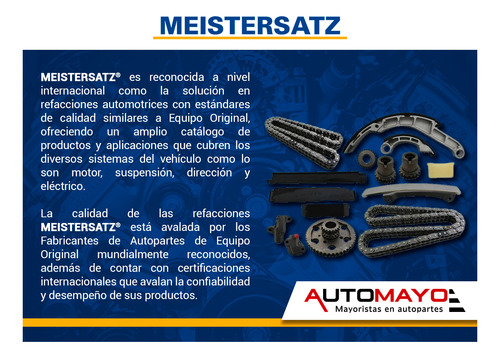 Una Bomba De Agua Meistersatz C3500 V8 5.7l Chevrolet 1999