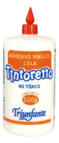 Adhesivo Vinilico Tintoretto 500 Gramos Pegamento Cola Color Blanco