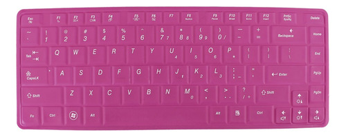 Pelicula Protectora Teclado Para Laptop Color Fucsia Lenovo