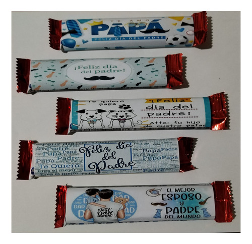 30 Chocolates Nikolo Personalizados - Día Del Padre