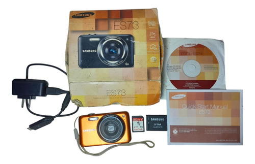 Camara De Fotos Samsung Es73 Naranja Oscuro (Usado)