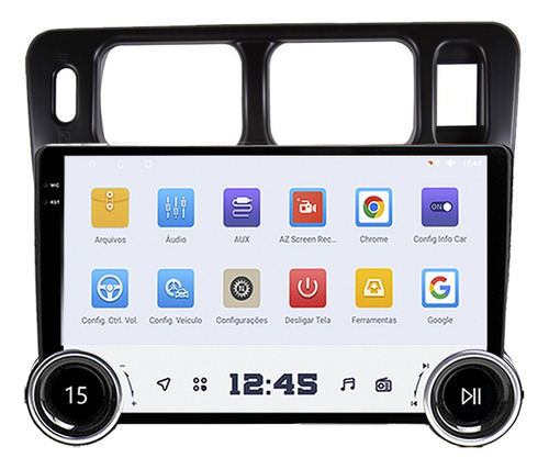 Kit Multimidia Tr4 02/14 10p Knob Android Auto Carplay 64gb