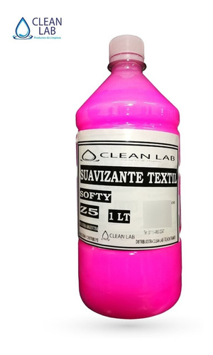 Suavizante Textil X 1 Litro Z15 Clean Lab X 5 Un