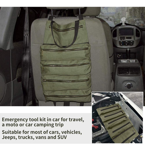 Super Roll Tool Roll,multi-purpose Roll Up Tool Bag, Wrench