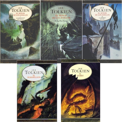 Pack Señor De Los Anillos + Hobbit + Silmarillion - Tolkien