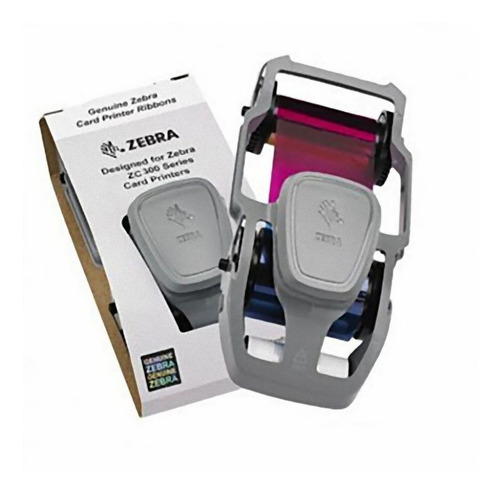 Imagen 1 de 6 de Cinta Impresora Pvc Zebra Zc300/zc100 5 Panel Color 200 Impr