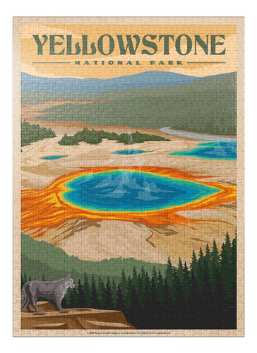 Parque Nacional De Yellowstone - Colores Vibrantes De La Gra