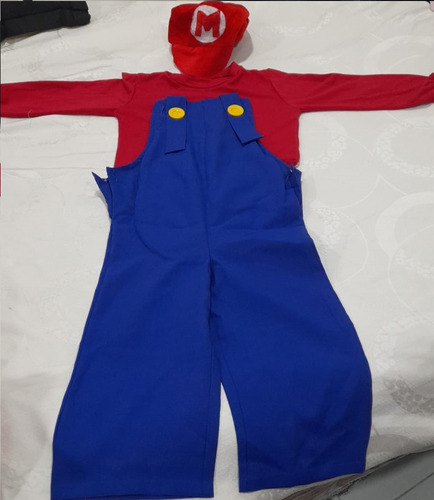 Disfraz De Mario Bross Talla 4.