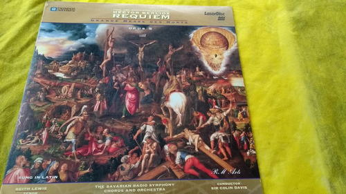 Berlioz Requiem Grande Messe Morts Opus 5 Laserdisc 