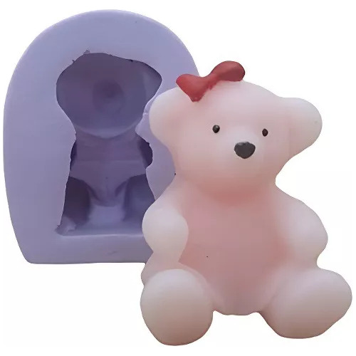 Molde Forma Silicone Urso Menina