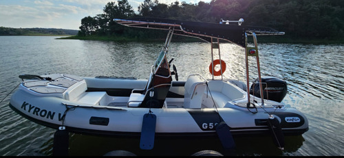 Bote Zefir G500, Com Motor Mercury 100hp Com Apenas 60h.