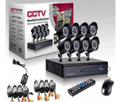 Cctv Kit De Seguridad Dvr + 8 Cámaras 