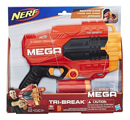 Lanzador Nerf Mega Tri-break (Usado)