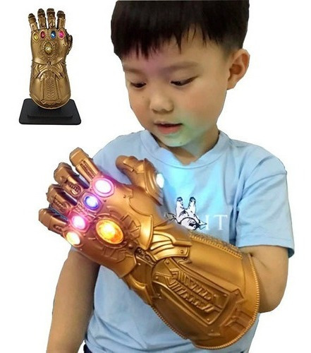 Thanos Infinity Guantelete Con Guante Led Kid Kid