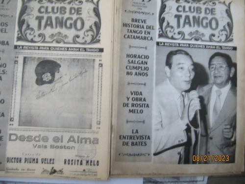 Revista Club De Tango 11 Numeros 1993 1998
