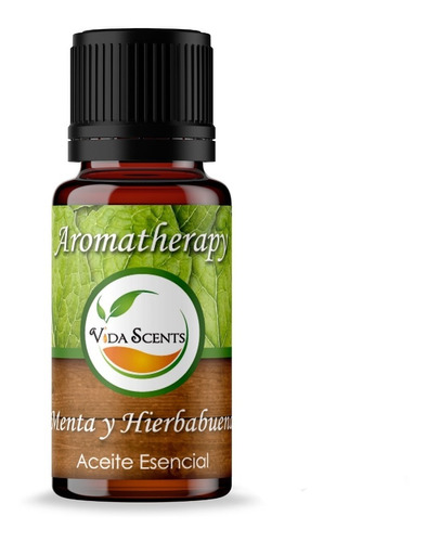 Aceite Esencial Hierbabuena & Menta 10 Ml. Puro Y Natural.