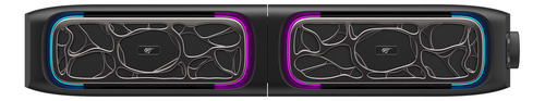Barra Parlante 2 En 1 Havit Sk215 Pc Usb 3.5mm Bluetooth Rgb Color Negro