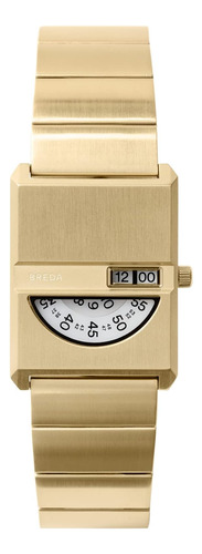 Reloj De Pulsera Breda Pulse Tandem De Oro Y Metal, 26 Mm
