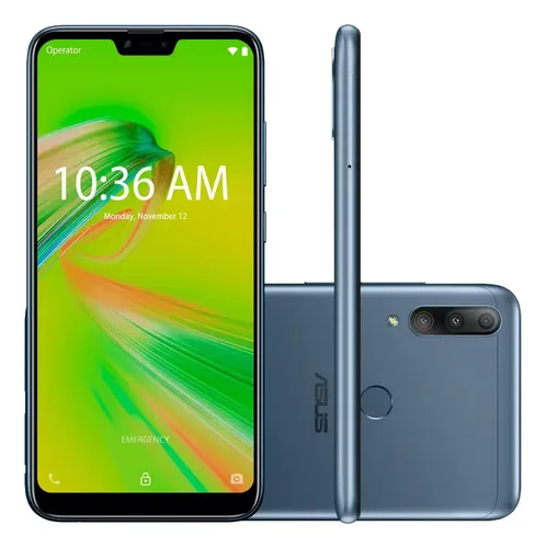 Asus ZenFone Max Shot ZB634KL Dual SIM 64 GB prata 4 GB RAM
