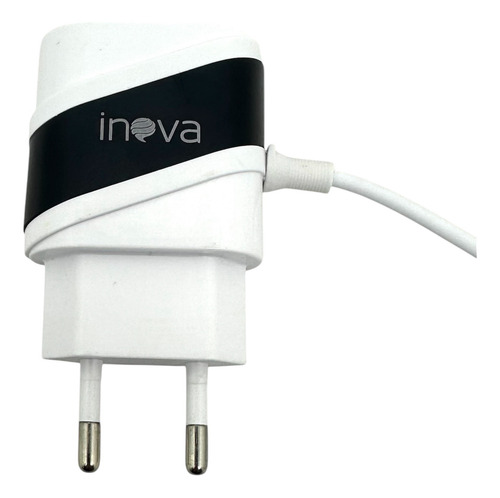 Kit 10 Carregador Inova Prime 3.1a V8 2 Usb Atacado Cor Branco