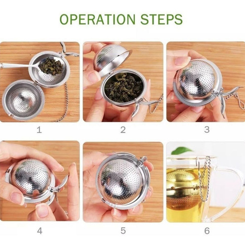 Filtro Para Infusiones De Te Acero Inoxidable
