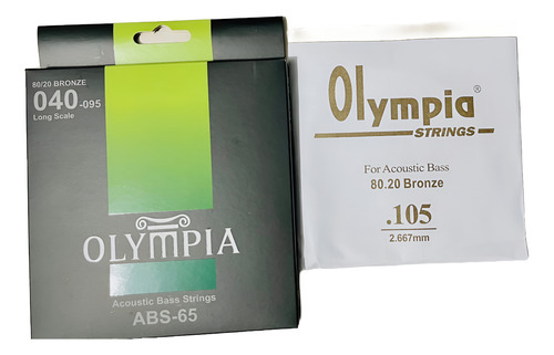Pak De 5 Cuerdas Para Bajo Acustico Electroacustico Olympia