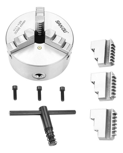 Plato Torno 125 Mm 3 Garras Universal K11-125