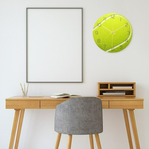 Reloj De Pared Con Bola Deportiva, Relojes Colgantes Tenis