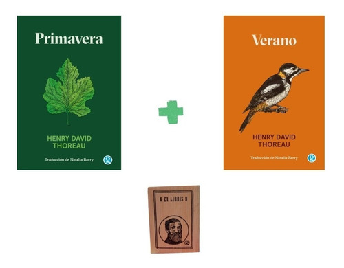 Primavera + Verano + Sello - Thoreau - 2 Libros Godot