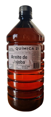 Aceite De Jojoba 1lt Puro Artesanal Uso Cosmétic/fabricación