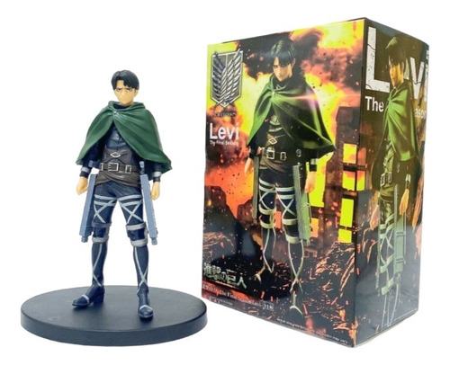 Figura Attack On Titan Levi 16cm C/caja Importado